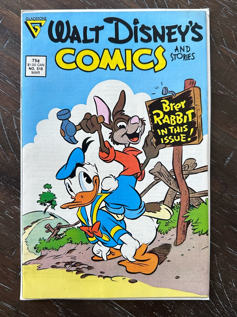 Walt Disney's Comics — Brer Rabbit & Donald Cover